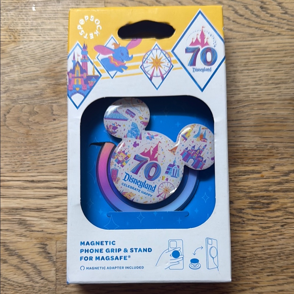 Disney Blue MagSafe Phone Grip & Stand 70th Anniversary
